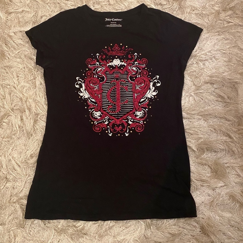 JUICY COUTURE black Tshirt